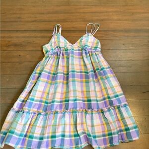 Wild Fable Pastel Plaid Dress